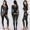 Supply Sex suit Patent leather one-piece corset Queen suit Leather jacket one-piece suit Nightclub performance suit