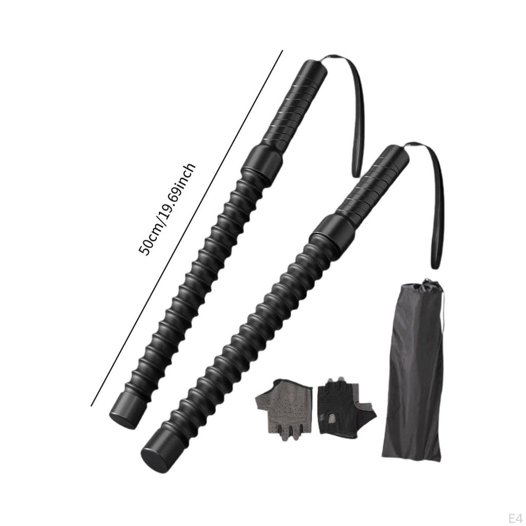 2 Pieces Battle Ropes Spring Sticks with Convenient Profession