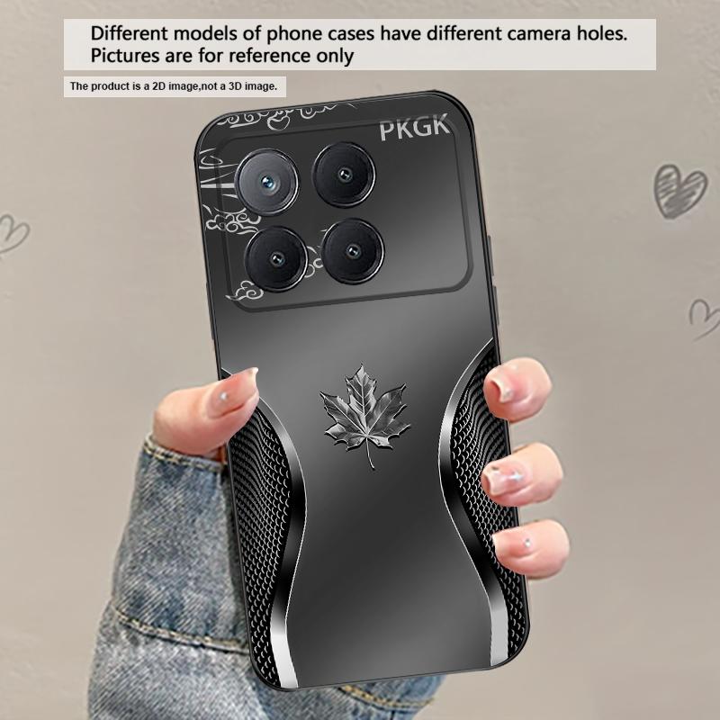 Javorový list s přechodem barev Pro Xiaomi Poco X7 M7 Pro 5G M5 X4Pro M4 6 4G C65 75 F6 F5 X6 5 7 X5 F7 Ultra M5S 4Pro 5G měkké pouzdro na telefon