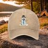 Books SnowUnisex Print Washed Baseball Cap Unisex Adjustable Cotton Hat for Golf Casual Outdoor