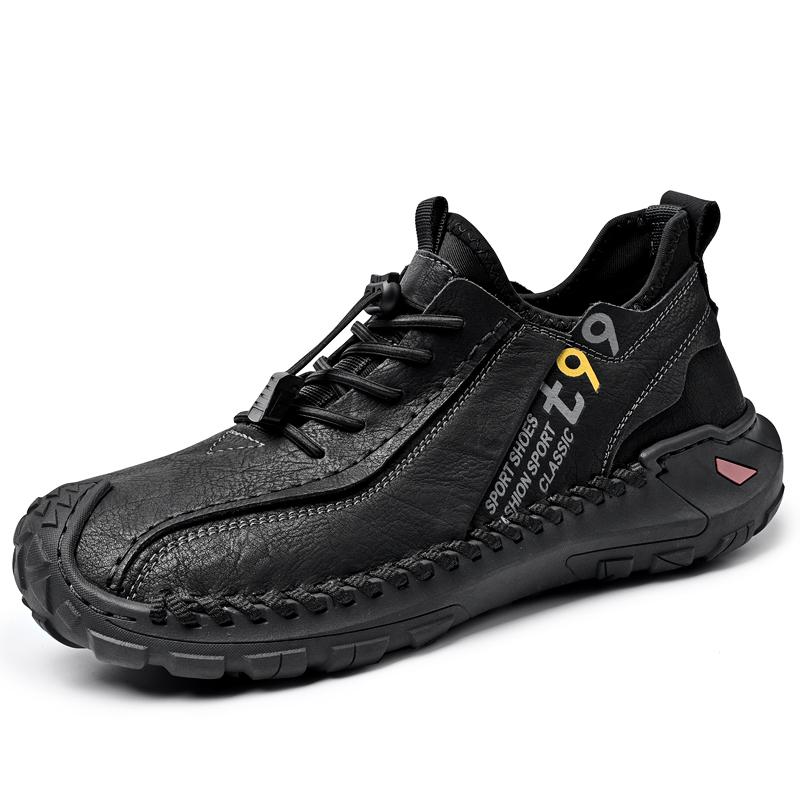 Men's Casual Shoes Versatile Genuine Leather Male Sports Shoes Leisure Soft Soles Sneakers Outdoor Men Treking Footwear Trainers