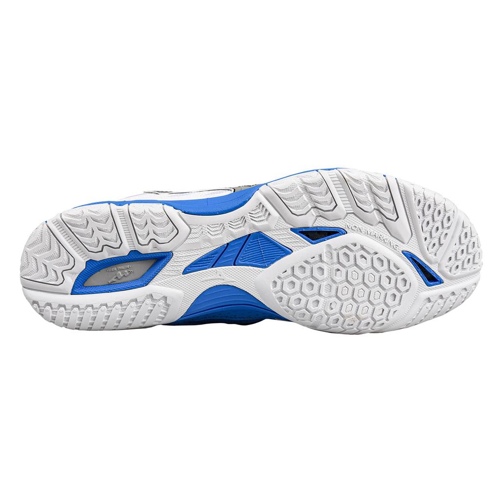 Mizuno Wave Medal 6 Fashion Versatile Shock Absorption Low Top Training Shoes Unisex sneaker Peacock-Blue 81GA191503