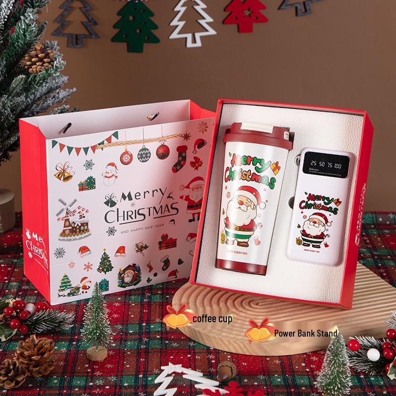 Lily of the Valley Coffee Cup  Stand Power Bank Christmas Gift Set Lily of the Valley Coffee Cup + Stand Power Bank