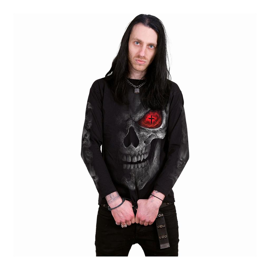 Spiral Direct Unisex Adult Death Stare Back & Sleeve Print T-Shirt