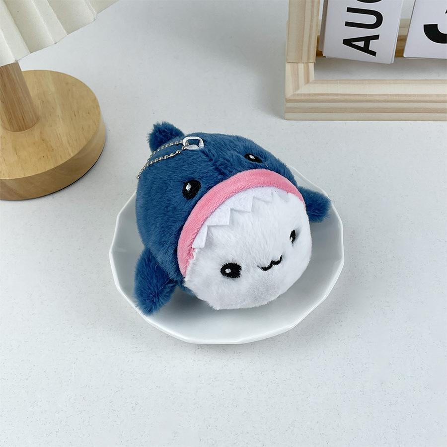 

Cute Japanese Shark Bag Plush Doll Drag Shark Toy Doll Pendant Children s Bag Accessories Gift About 7cm high