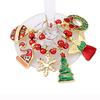 Weihnachten Weinglas Ring Tasse Ornament Dekorationen Anhänger Tischdekoration