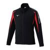 Training Size 32MCA140 Warm-Up Jacket, Moisture-Wicking, Quick-Drying, Unisex, Black/Chinese Red, XS,