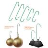 100pcs Christmas Ornament Hooks Metal C-Shaped Hook Holder Christmas Tree Ball Pendant Hanging Decoration for New Year