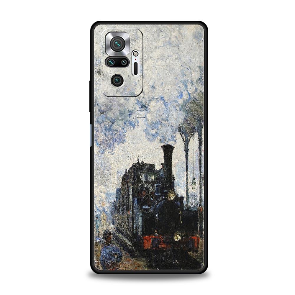 Claude Monet Impressionism Painter Phone Case For Xiaomi Redmi Note 14 13 5G 10 11 12 Pro Plus 4G 14C 13C 12C 10C Black Cover