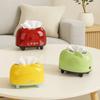 Large Capacity Bear Tissue Box Built-in Spring Napkin Holder Tissue Storage Box  Kitchen
