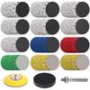GOH DODD Waterproof Sandpaper, 50mm, 180-Piece Set. For Polishing Metal, Wood, Fabrics, and Other Materials. Suitable for Electric Sanders. (12 Types,