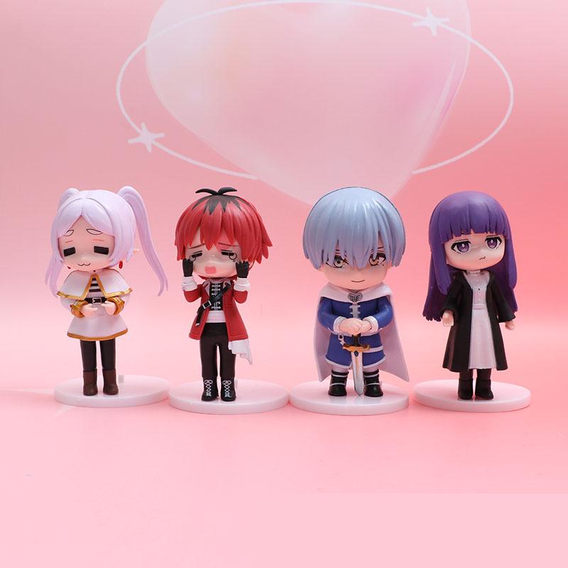 Frieren Beyond Journey's End8pcs The Noodle Stopper Sousou no Frieren Anime Girl Figure Action Figure Collectible Model Toys