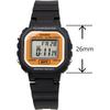 Casio Digital Watch Chupakasi Cheap Casio Ladies Girls Kids BLack Orange La 20wh