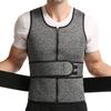 Men Double Belt Vest Waist Trainer Sweat Body Shaper Sports Slimming Waist Trimmer
