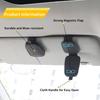 Universal Car Sun Visor Sunglasses Holder Plastic Clip for Eyeglasses Multi-Functional Storage Organizer for Card And Bill