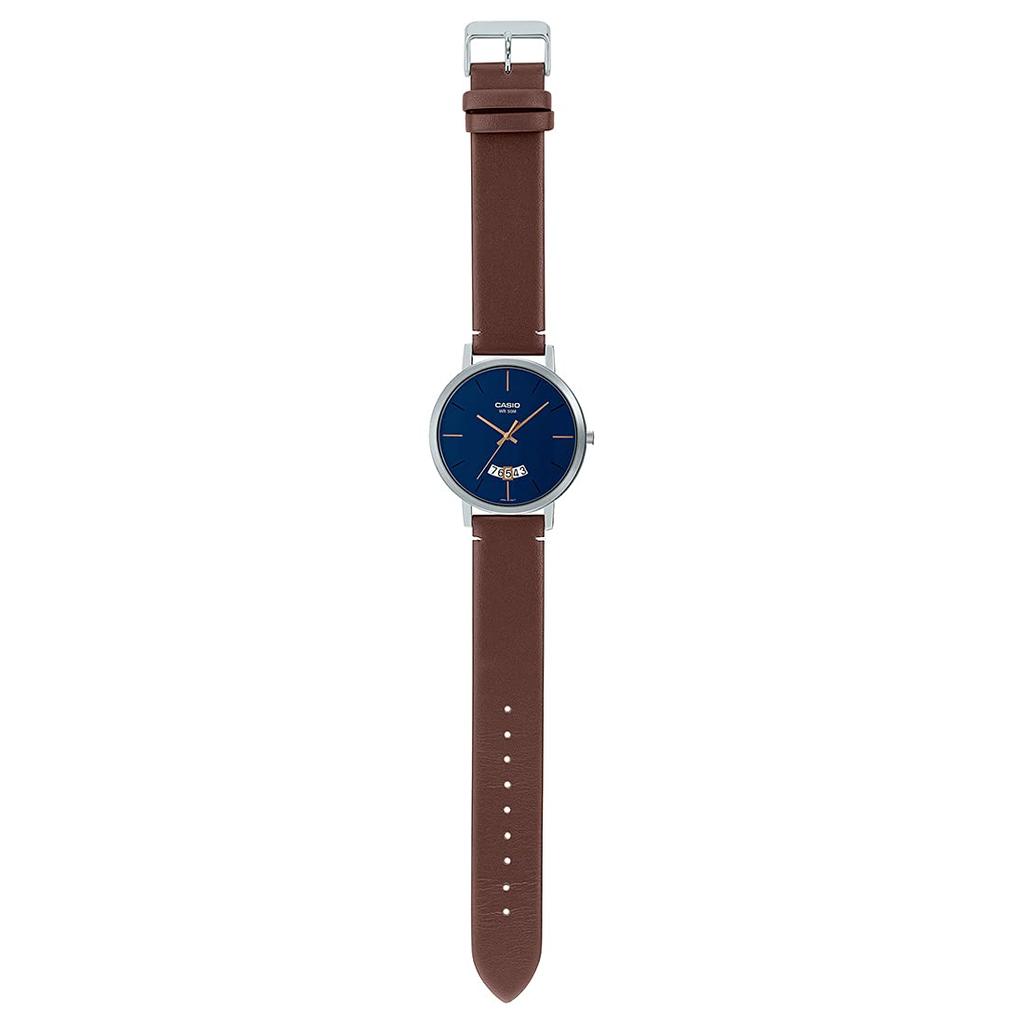 CASIO Brown Men's Watch, 7.7mm, Winter, MTP-B100L-2EVDF