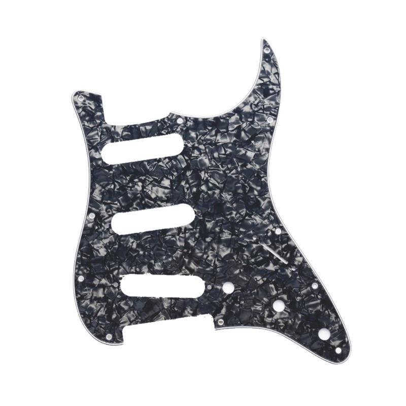 1Pc 3Ply S+S+S 11 Holes  Electric Guitar Pickguard Scratch Plate Pick Guards for US/Mexico Made Modern Guitar Parts