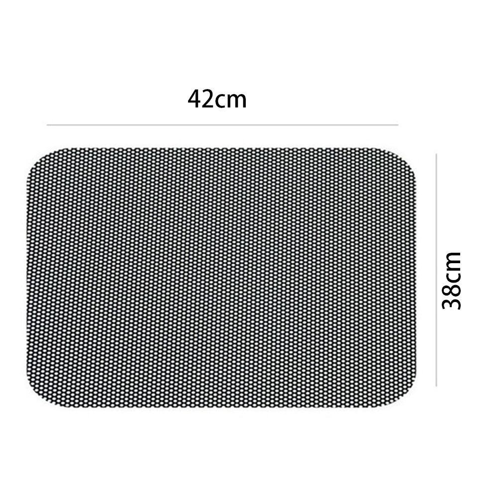 2Pcs Car Auto Side Window Mesh Film Windshield Net Sun Shade Sticker UV Protection