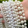 4/8mm Kunstperlen-Girlande ABS Elegante Blumen-Perlenkette DIY Hochzeitsfeier Weihnachtsbaum-Dekoration