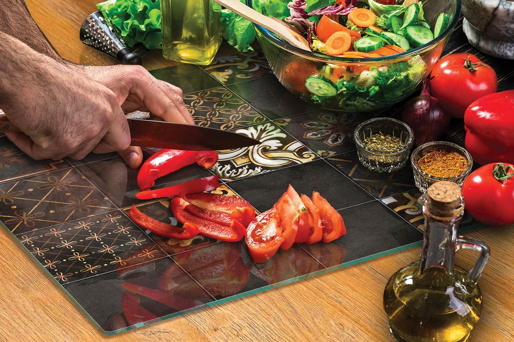 SZKLANA DESKA DO KROJENIA 40x30 MOZAIKA