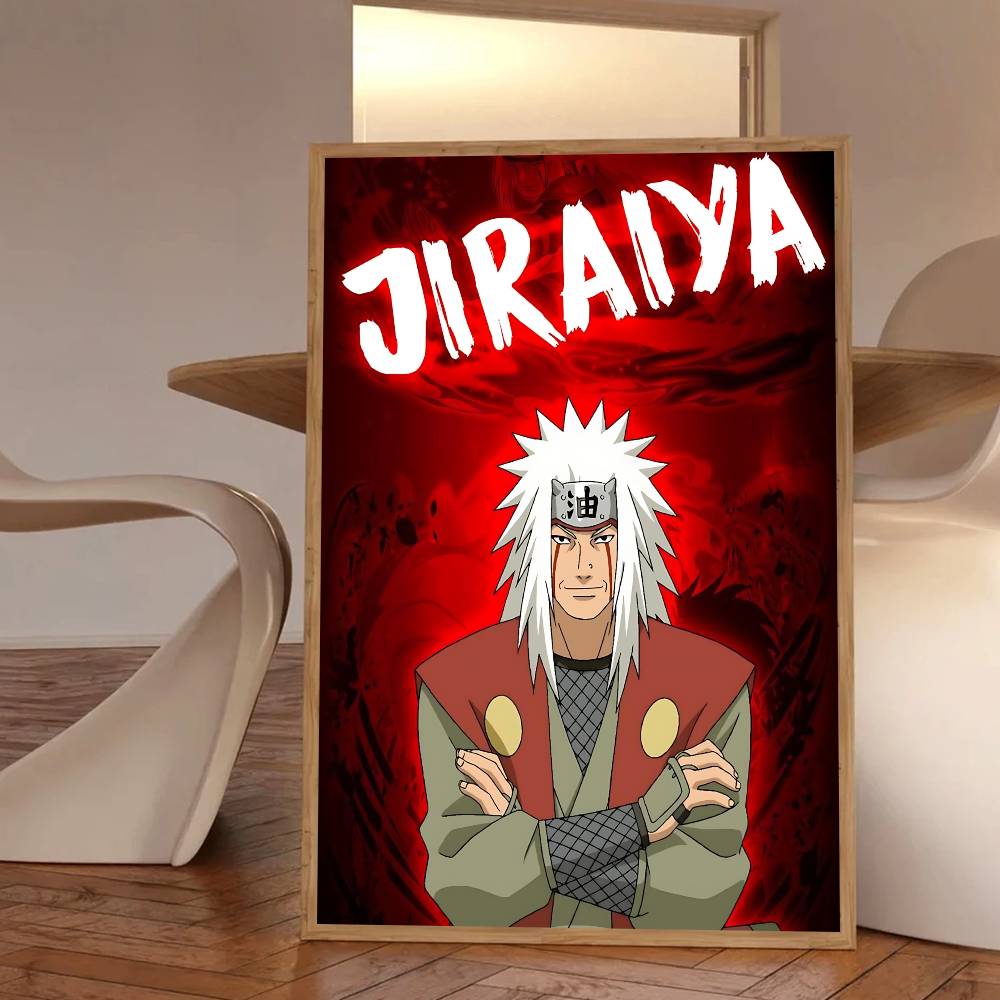 Anime Characters Cool Jiraiya Manga Posters HD Print Vintage Wall Art Decor for Home Study Room