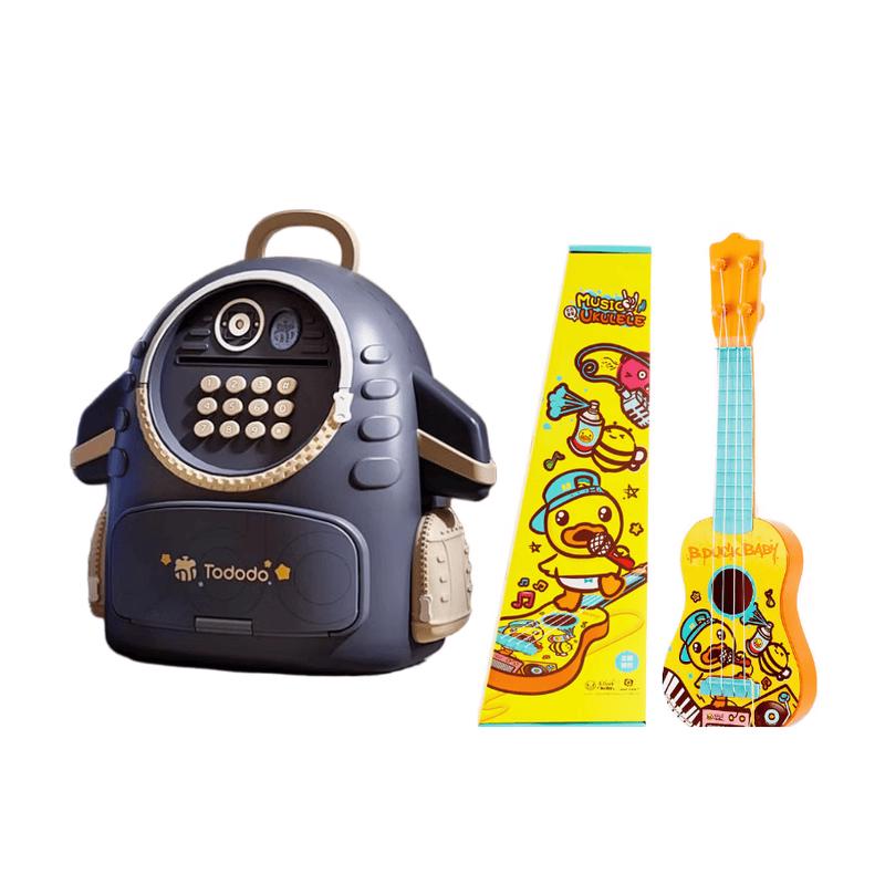 Taodudu Backpack Piggy Bank & B.Duck Ukulele Set