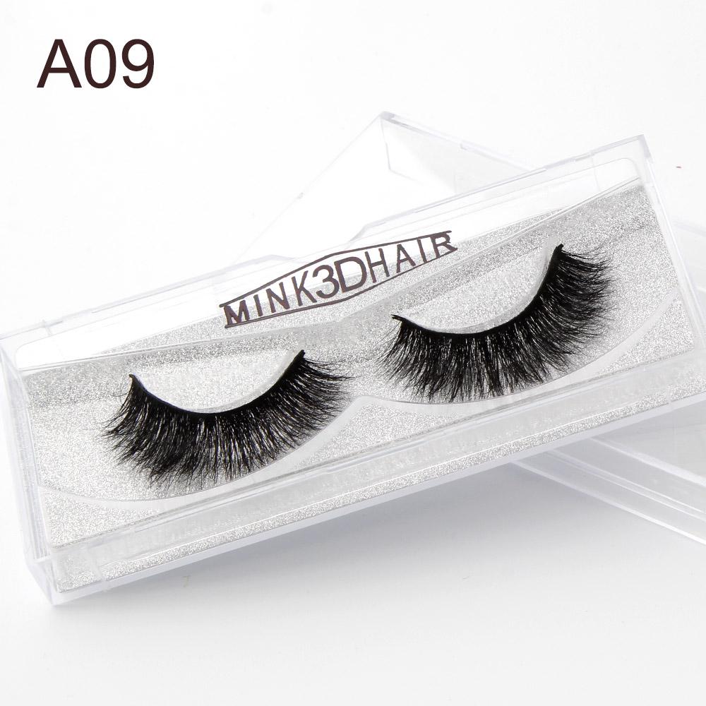 

Натуральные 3D норковые накладные ресницы, 1 пара, пересекающиеся накладные ресницы, длинные 3D норковые ресницы A09