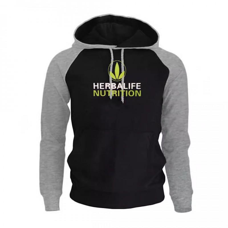 Fleece Hoodie Men Women Raglan Sleeve Oversized Pullover With Kangaroo Pocket Casual Wear