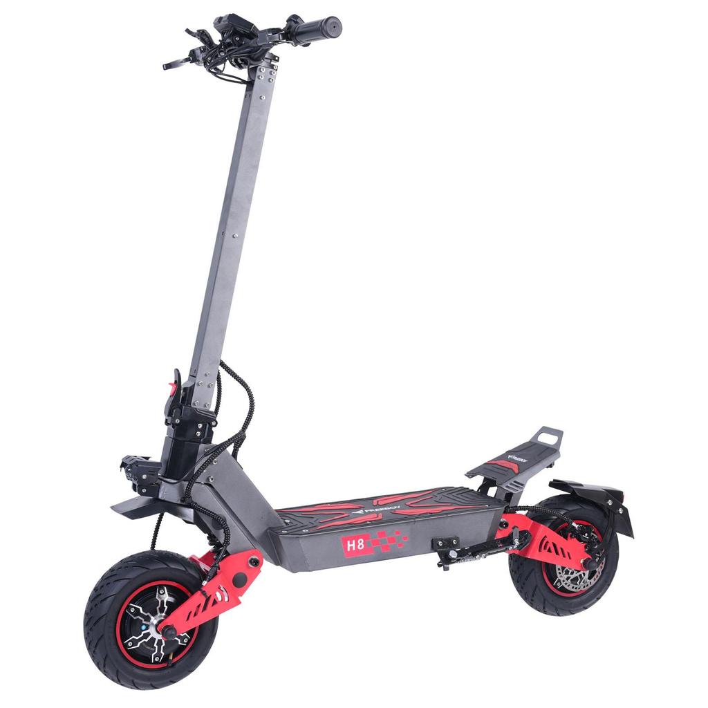FREEBOY H8 3000*2 Dual Motor Electric Scooter For Adult 60V28AH Battery 11 Inch Off-Road Tires Urban Commuting All Terrain E-Scooter