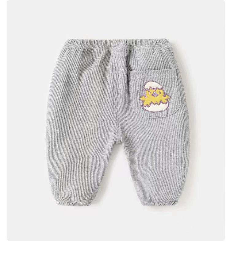 

Детские повседневные брюки на флисовой подкладке для мальчиков и девочек – весна/осень 90cm