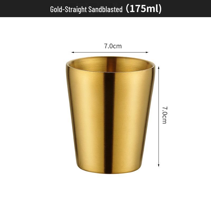 Shengjia 201 Stainless Steel Double-Wall Beverage Cups