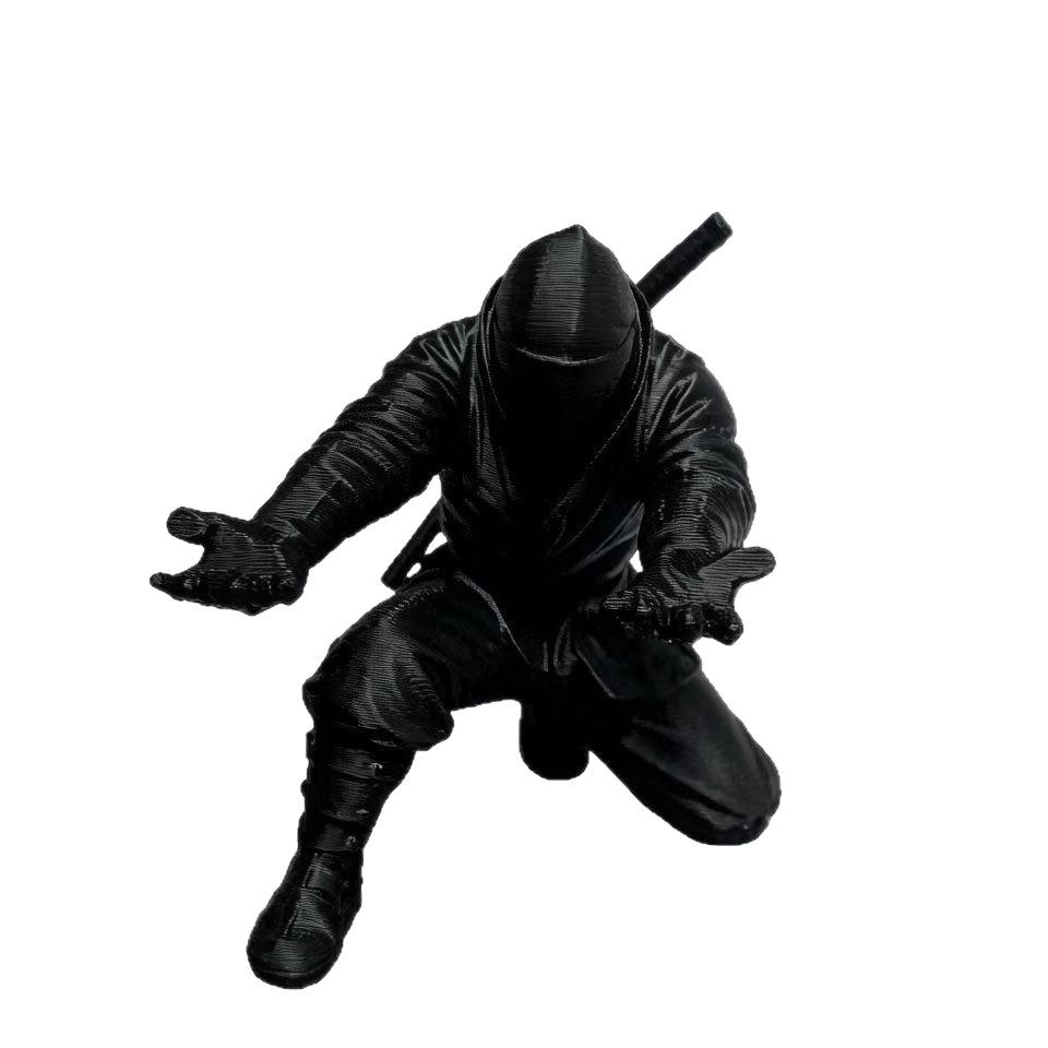 Ninja Print 3D Pen Holder Figurines: Personalized Creative Desk Ornaments