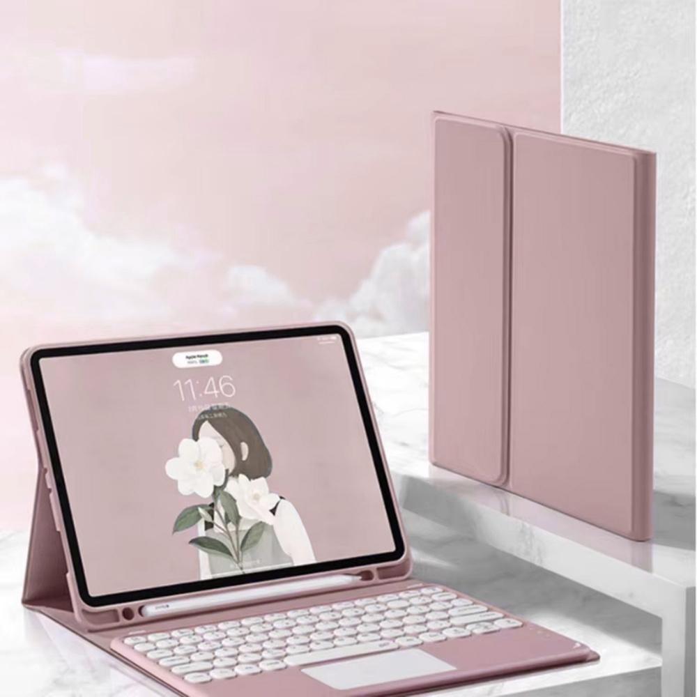 iPad Pro 13 Gen5 Bluetooth Keyboard Case with Touchpad (Pink)