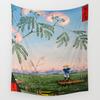 Studio Ghibli Winds Up Anime Landscape Wall Tapestry Cover Beach Towel Blanket Picnic Yoga Mat Home Decor  Hanging