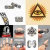 Ring Ancient Egypt Eye God Egyptian Triangle Amulet Talisman Stainless Steel Protect Power Jewelry Gift Hip Hop Rock Goth Gothic