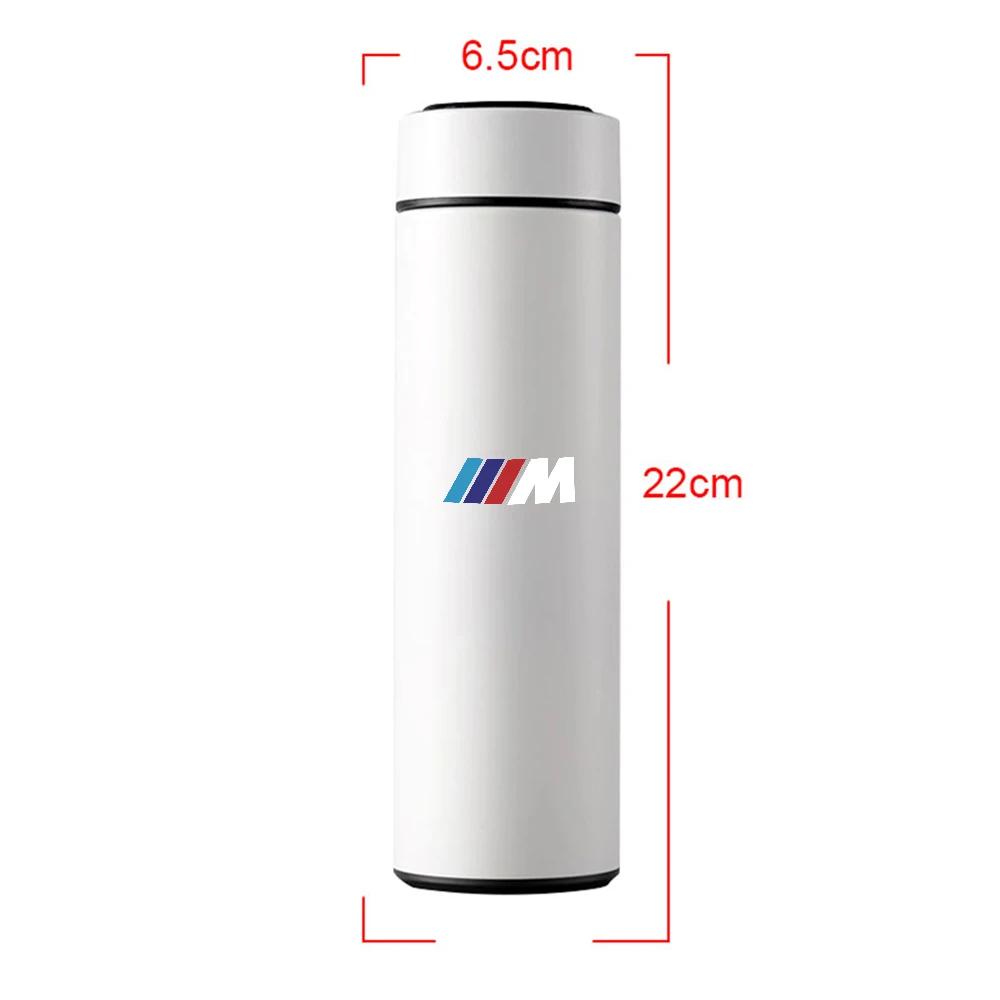 WFN5   Car Sticker 2025 Hot 1pc For BMW Performance M Thermos Bottle Smart Cup With Temperature Display 304 Stainless Steel Vacuum Insu