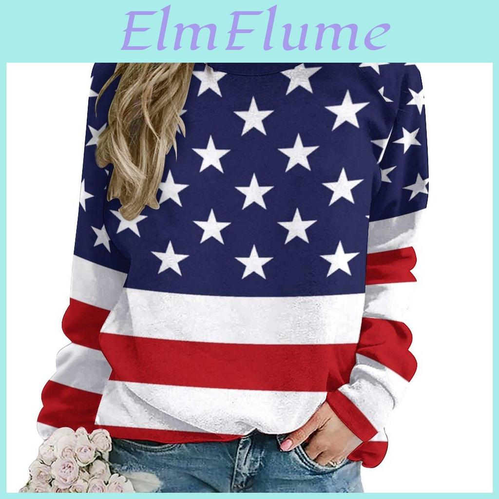 Printed Womens Rainbow 3d Stripe Pattern Tshirt Round Neck Long Sleeve Cute Casual Hoodie Loose Plus Size Fashion Tshirt