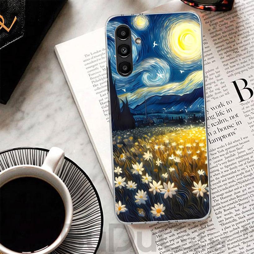Starry Night Van Gogh Art Phone Case For Samsung A17 A16 A26 A36 A56 A15 A14 A13 A55 A54 A53 A35 A34 A33 A25 A24 A23 A05S A04S A