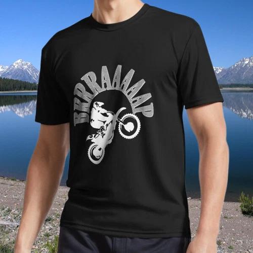

Brrraaaaap Dirtbike Motocross Active Logo TEE T shirt Funny Size S to 5XL 3XL