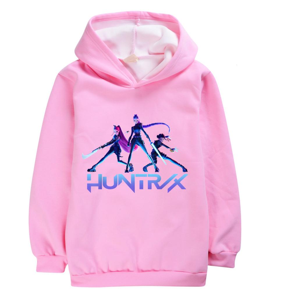 4999 Girls Huntrix Kpop Rumi Zoey Mira Print Casual Long Sleeves Velvet Warm Winter Hoodie