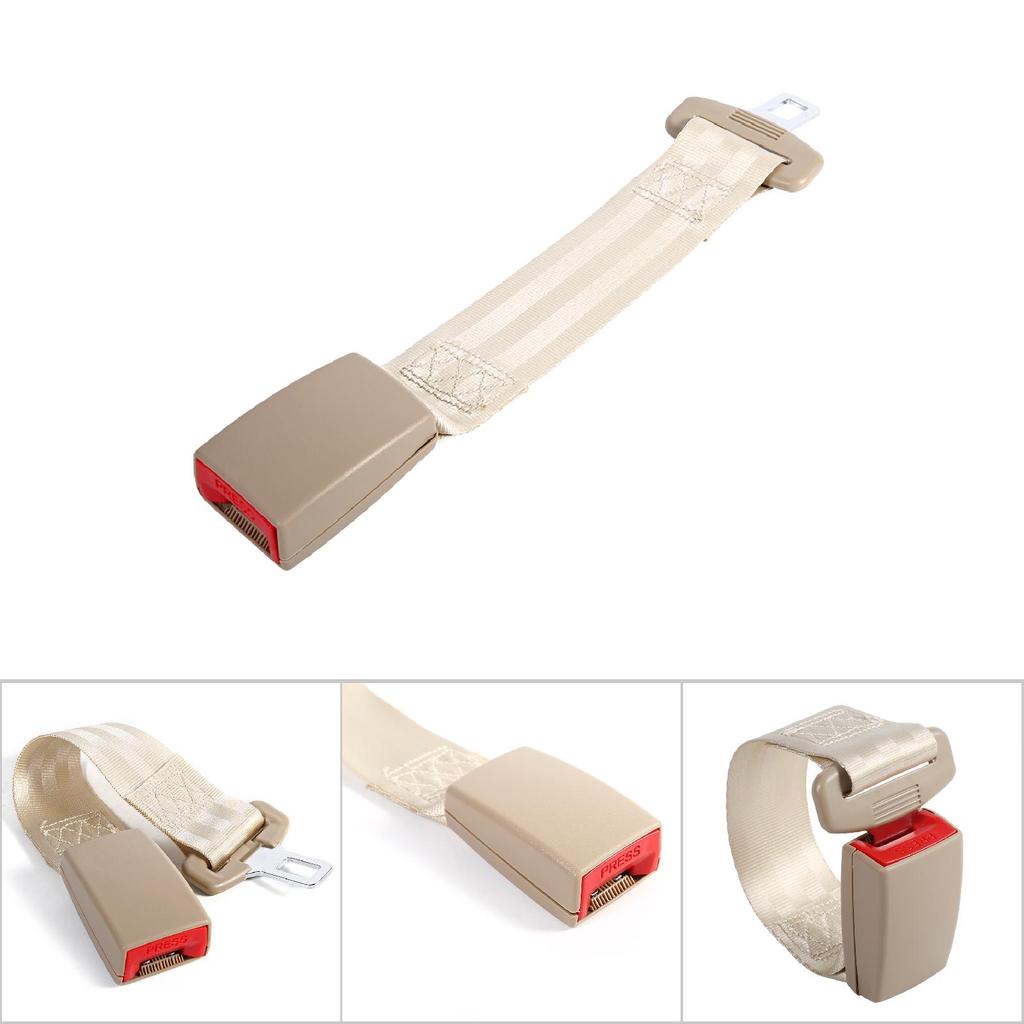 Car St Stbelt Belt Extender Extension W/Buckle Black