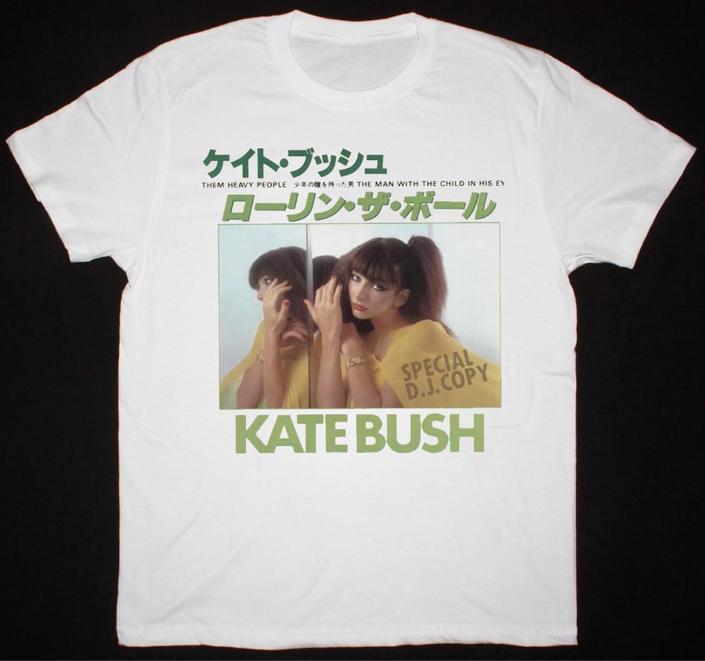 Retro Kate Bush from Japan Shirt White Short Sleeve Unisex Size S-5XL 1H0612 Unisex T-Shirt XXXXL