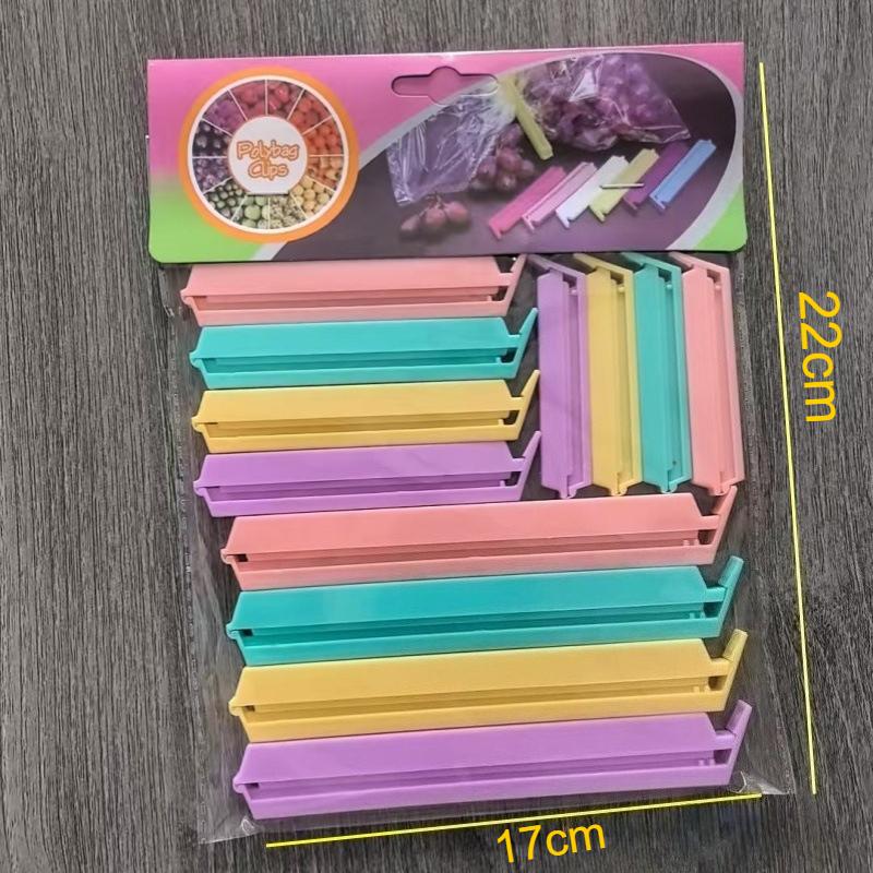 12pcs Food Bag Clips,Portable Food Freshness Sealing Clips,Reusable Moisture-Proof & Dust-Proof Clips,Kitchen Accessories
