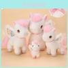 Cute Flying Horse Plush Doll With Embroidery Details For Children