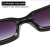 1Pcs Retro Broken Frame Sunglasses Unisex Luxury Sun Glasses Men Fashion Rectangle Jelly Sunglasses with Metal Hinges UV400