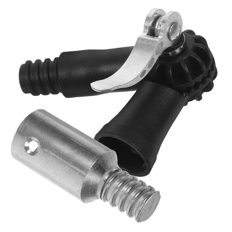 Mop Extension Pole Adapter for Home Use 1Set Plastic and Aluminum Alloy