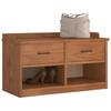 VidaXL Hallway Bench SANDNES 87x40x50 Cm Solid Pine Wood, Bench, Entryway Bench, Shoe Bench, Hallway Bench, 4010460