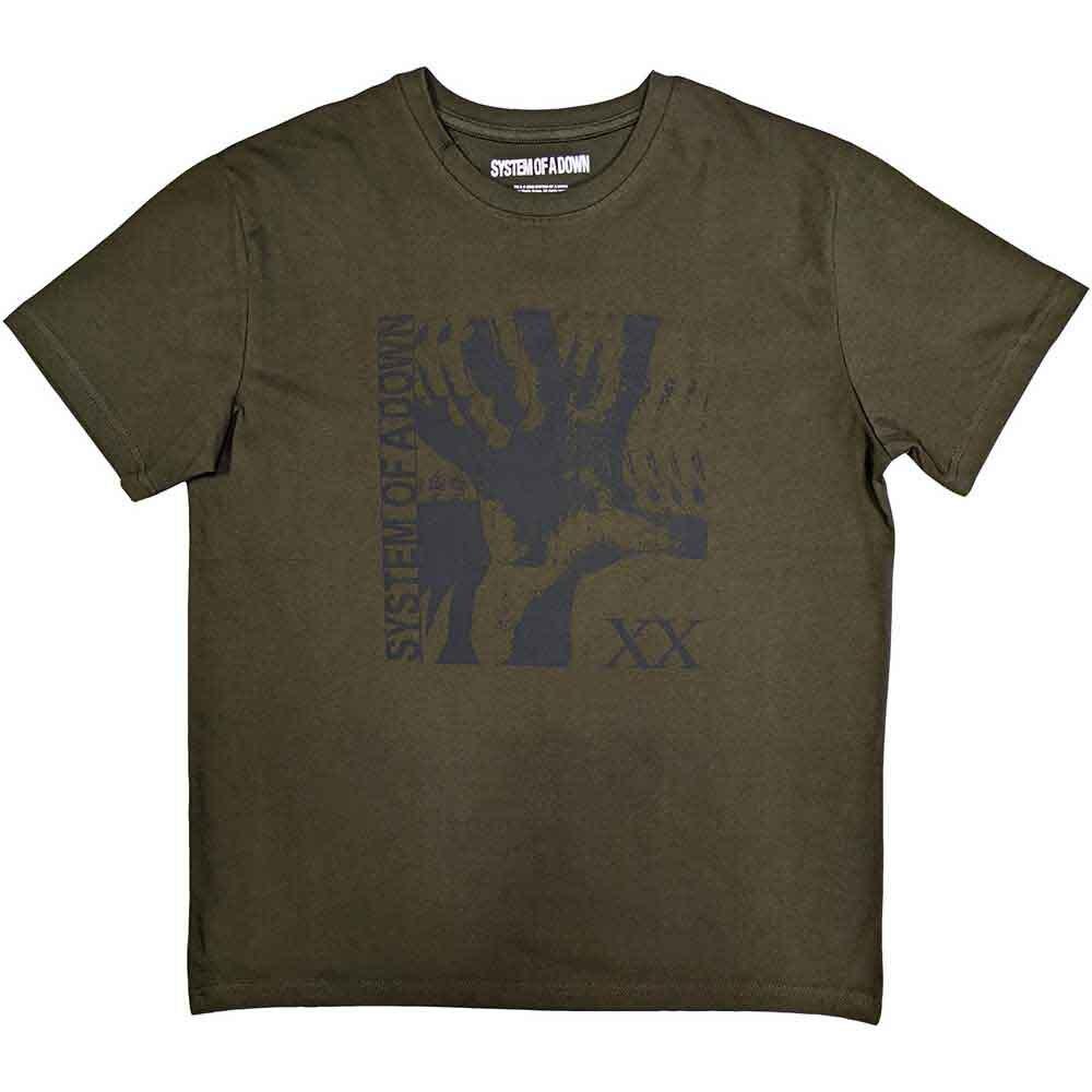 System Of A Down Intoxicated T-Shirt Green New Unisex T-Shirt M