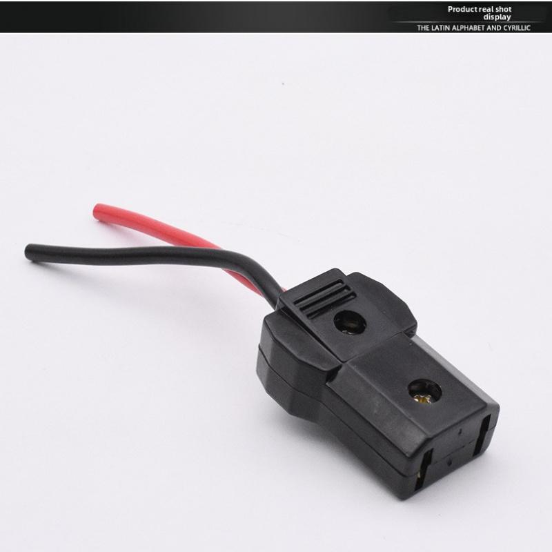 Electric scooter charging interface, male-female plugs, two-hole socket plug accessory for tricycle battery charger