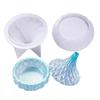 DIY Handmade Gypsum Candle Cup Mold Resin Concrete Storage Box Making Silicone Mould Drop Shape Gift Box Planter Craft Form Tool